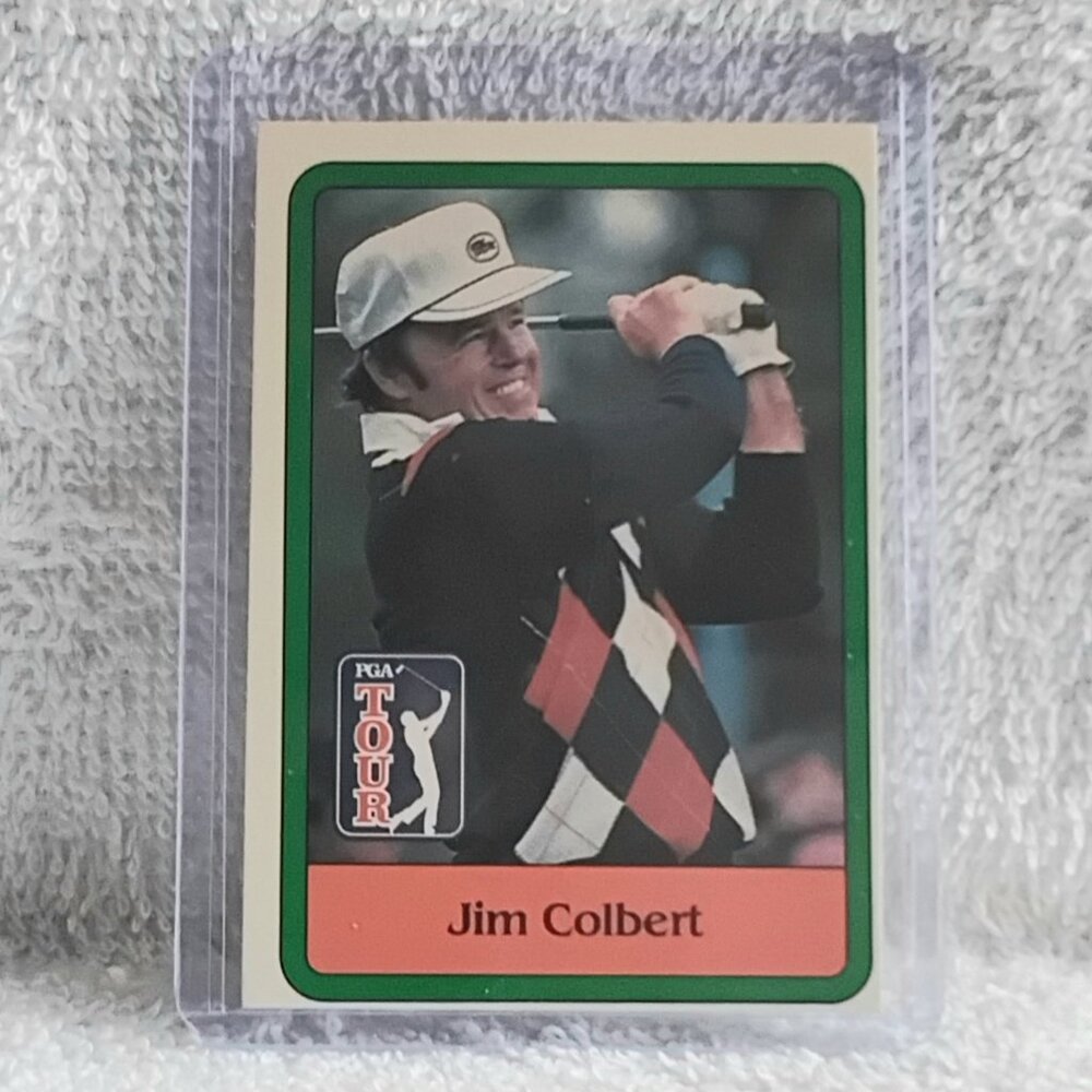 5/$20 E/NM 1981 Donruss Golf Inaugural Jim Colbert PGA Tour Card 21!!
